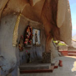 gruta en la capilla